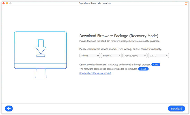 joyoshare download firmware package