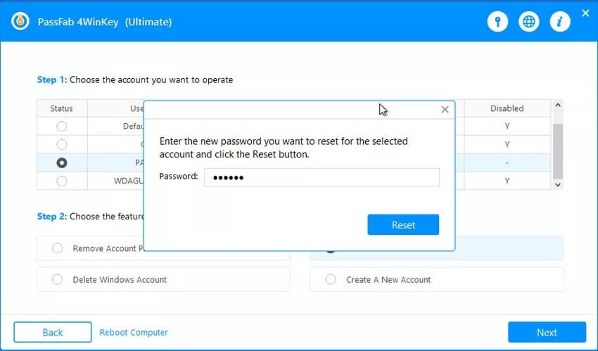 Enter The New Password & Reset Forgot Password On Acer Laptop