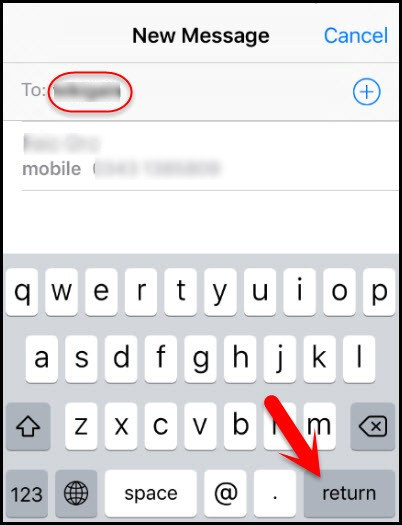 siri unlock iphone type a name in to and click return