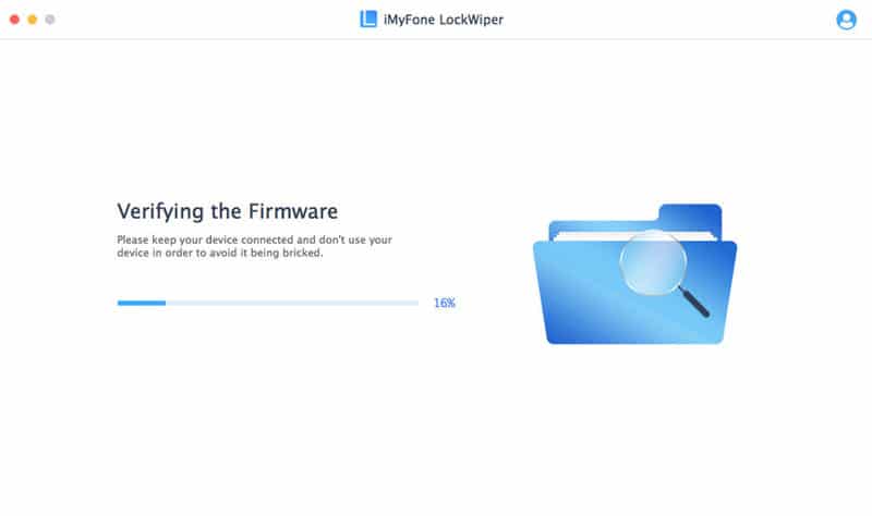 imyfone verifying the firmware