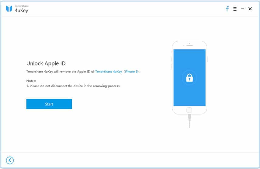 Use 4ukey to unlock Apple ID