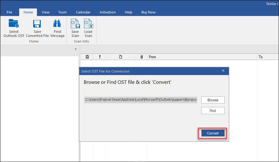 Convert OST to PST with Stellar’s OST converter