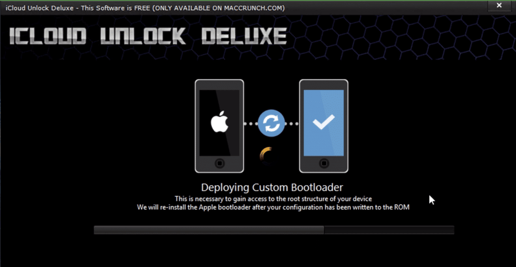 Icloud unlock deluxe deploying custom bootloader