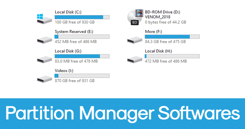 best partition manager softwares