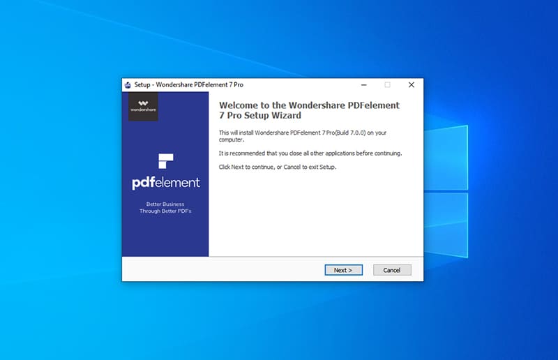 PDFelement – Installation Process