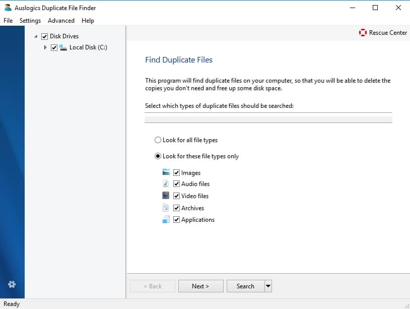 Auslogics Duplicate File Finder for Windows