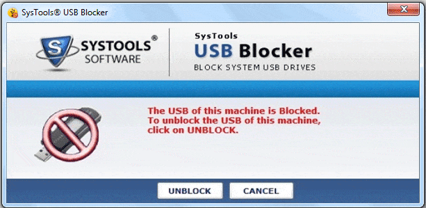 SysTools USB Blocker Software – unblock USB